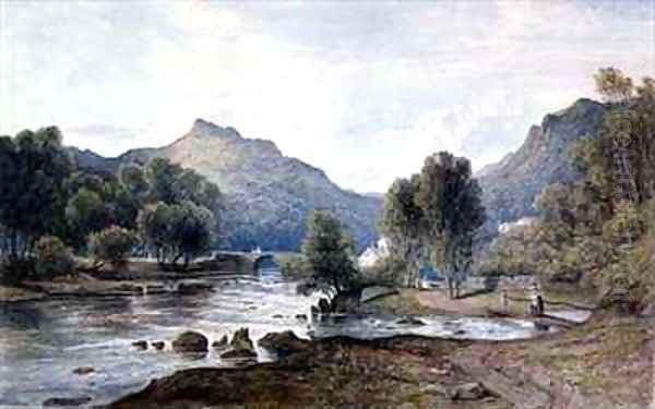 A View in Wales Oil Painting by Francis Danby