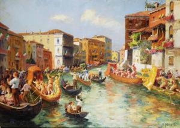 Veduta Di Venezia Oil Painting by Stefano Novo