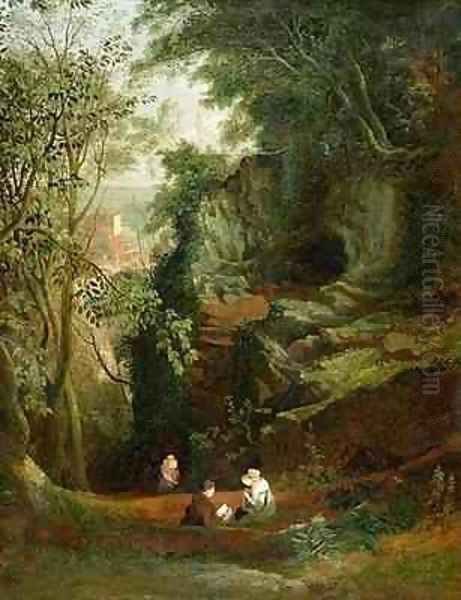 Landscape near Clifton Oil Painting by Francis Danby