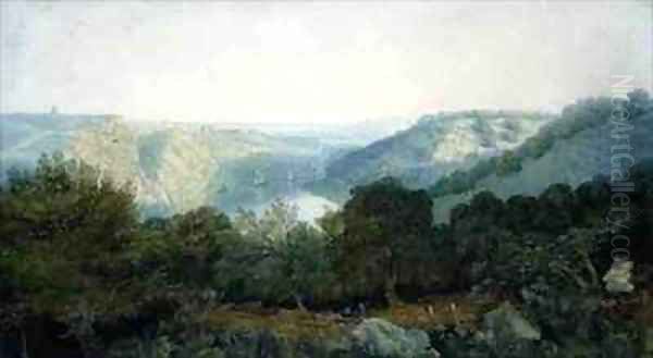 The Avon Gorge with Clifton and the Hotwells Bristol Oil Painting by Francis Danby