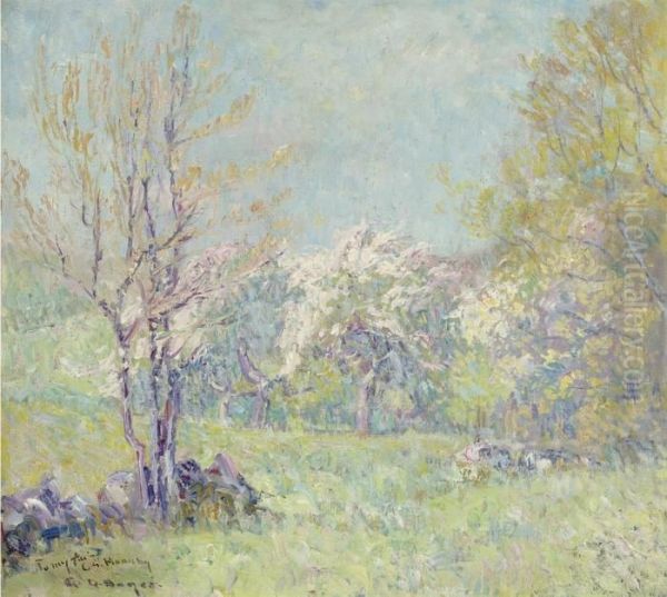 May Morning Oil Painting by George Loftus Noyes