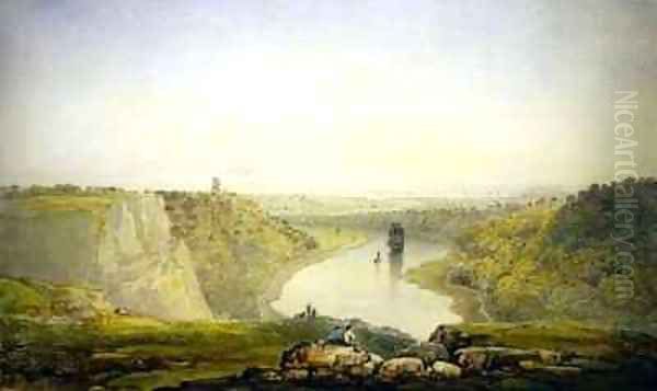 The Avon Gorge Oil Painting by Francis Danby