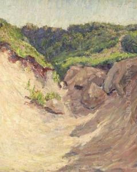 Truro Dunes Oil Painting by George Loftus Noyes