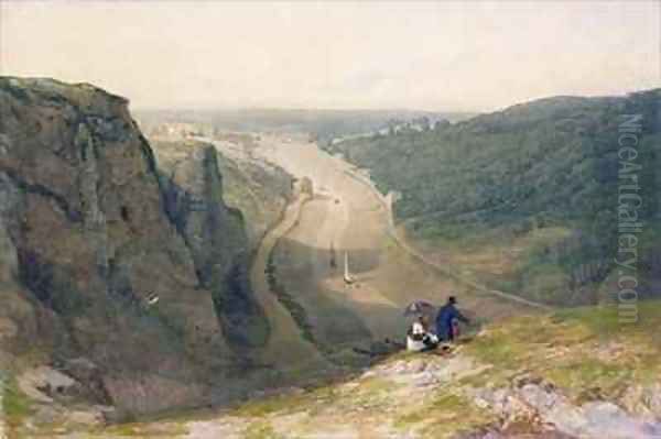 The Avon Gorge looking over Clifton Oil Painting by Francis Danby