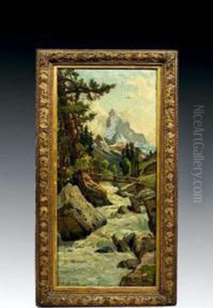 Zermatt Oil Painting by Alexandre Nozal