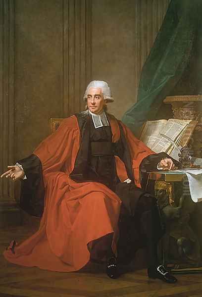 Joseph Merceron, advocate for the Parliament of Paris Oil Painting by Martin Drolling