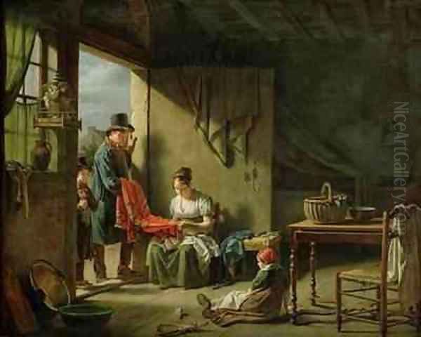 The Pedlar Oil Painting by Martin Drolling