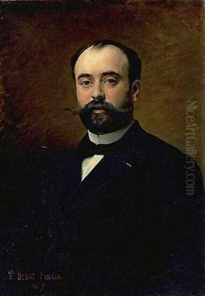 Portrait Du Professeur Paul Redard 1887 Oil Painting by Edouard Bernard Debat-Ponsan