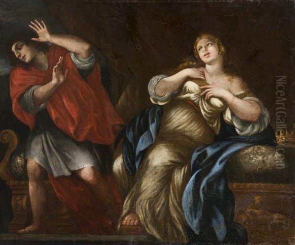 Joseph Et La Femme De Putiphar Oil Painting by Carlo Francesco Nuvolone