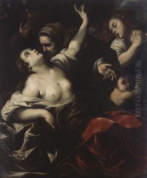 La Mort De Didon, Reine De Carthage Oil Painting by Carlo Francesco Nuvolone