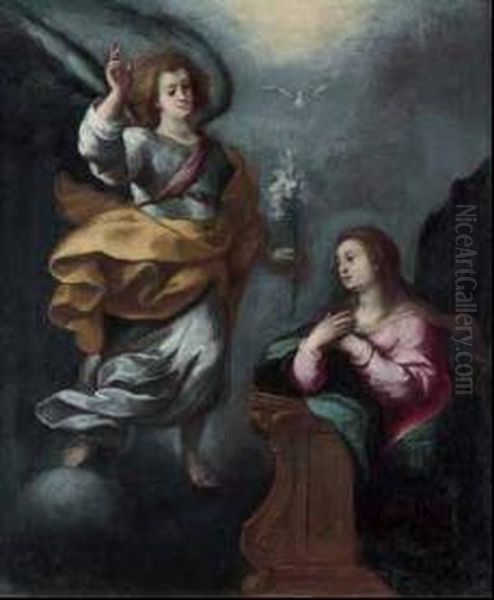 Annunciazione Oil Painting by Carlo Francesco Nuvolone