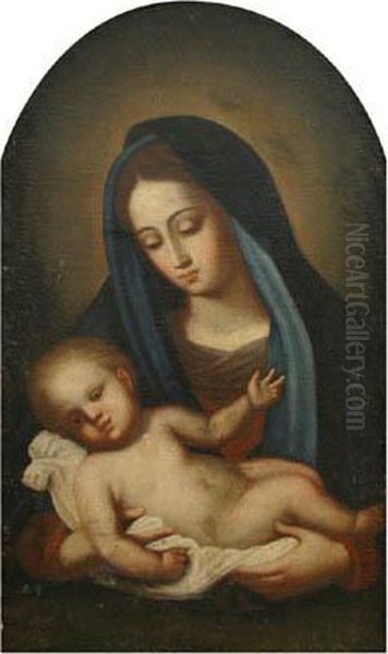 Madonna With Child Oil Painting by Carlo Francesco Nuvolone