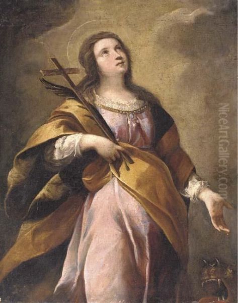 Saint Margaret Of Antioch Oil Painting by Carlo Francesco Nuvolone