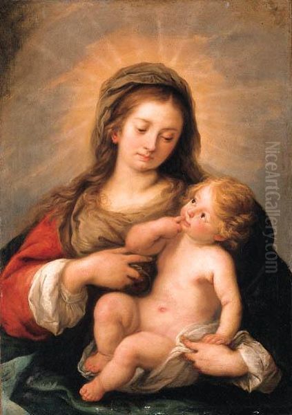 The Madonna And Child Oil Painting by Carlo Francesco Nuvolone