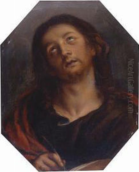 Saint John The Evangelist Oil Painting by Giuseppe Nuvolone