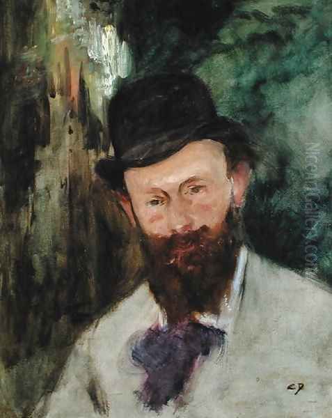 Portrait of Edouard Manet (1832-83) c.1880 Oil Painting by Carolus (Charles Auguste Emile) Duran