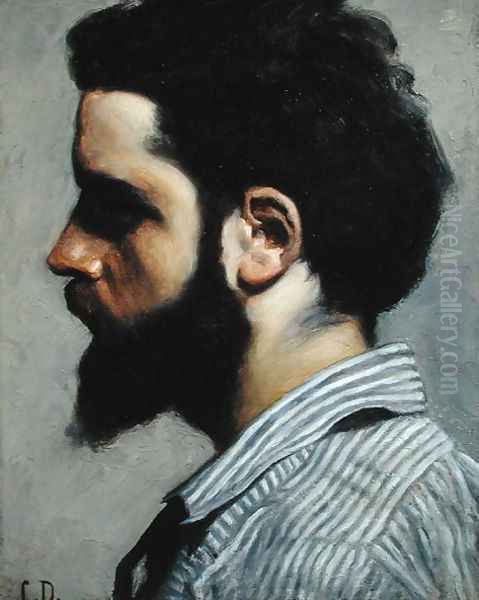 Portrait of Zacharie Astruc (1835-1907) Oil Painting by Carolus (Charles Auguste Emile) Duran