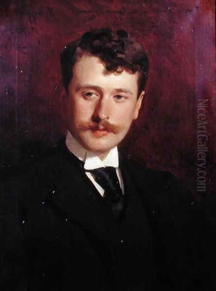 Portrait of Georges Feydeau (1862-1921) Oil Painting by Carolus (Charles Auguste Emile) Duran