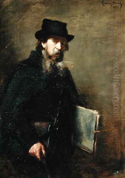 The Old Lithographer, 1903 Oil Painting by Carolus (Charles Auguste Emile) Duran