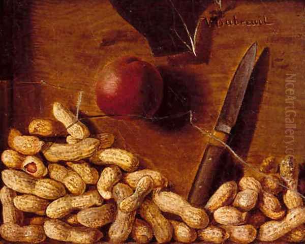 Fresh Peanuts Oil Painting by Victor Dubreuil