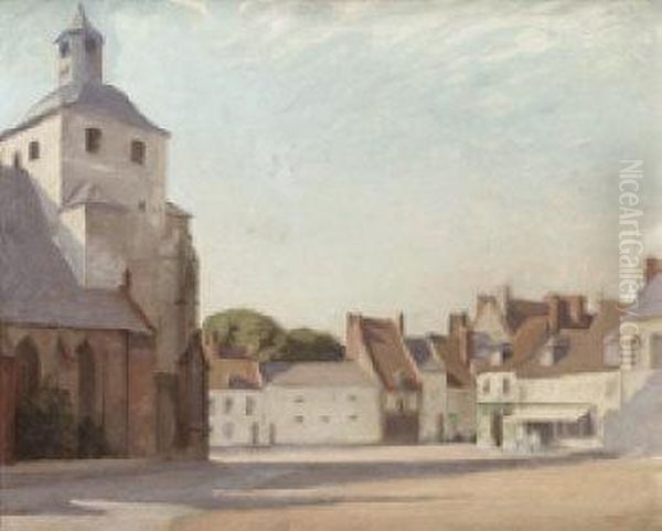 Montreuil Oil Painting by Dermod William O'Brien