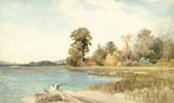 Matchedash Bay Oil Painting by Lucius Richard O'Brien