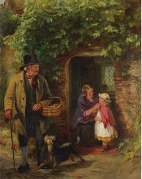 Ready For A Stroll Oil Painting by George Bernard O'Neill