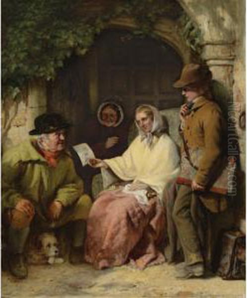 The Artist Oil Painting by George Bernard O'Neill