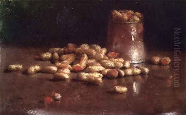 Peanuts and Pewter Tankard Oil Painting by Joseph Decker