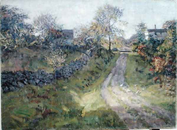 Hillside Road, Mystic, Connecticut, 1924 Oil Painting by Charles Harold Davis