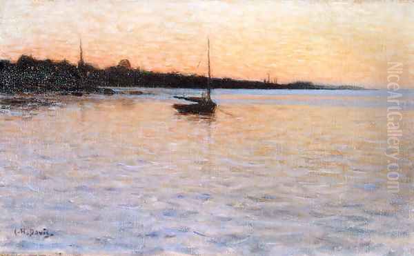 Twilight over the Water, 1892 Oil Painting by Charles Harold Davis