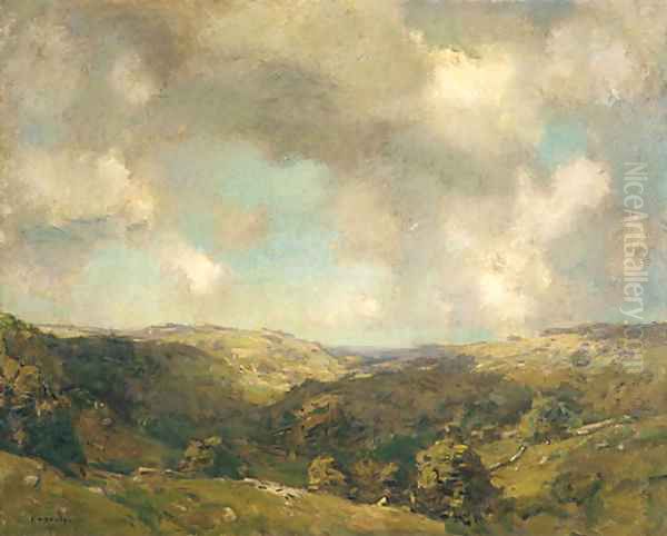 August ca 1908 Oil Painting by Charles Harold Davis