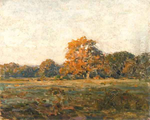 Autumn Landscape Oil Painting by Charles Harold Davis