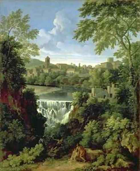 The Falls of Tivoli Oil Painting by Gaspard Dughet