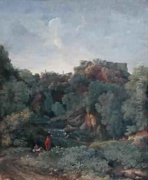 A View of Tivoli Oil Painting by Gaspard Dughet