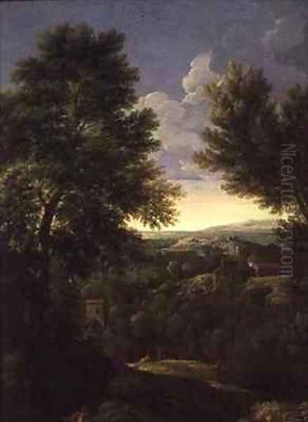 Sabine Hills Oil Painting by Gaspard Dughet