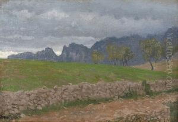 Rocca Di Mezzo Oil Painting by Edward, Edouard Okun