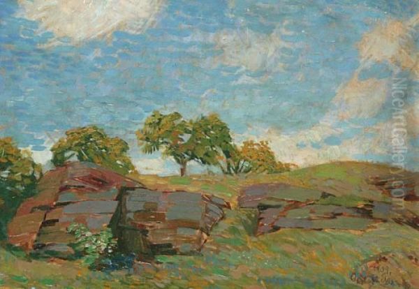 A Summer Landscape by Blazicek Oldoich