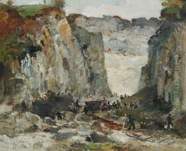 An Old Quarry by Blazicek Oldoich