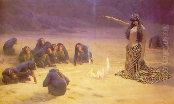 The Unknown Oil Painting by John Charles Dollman