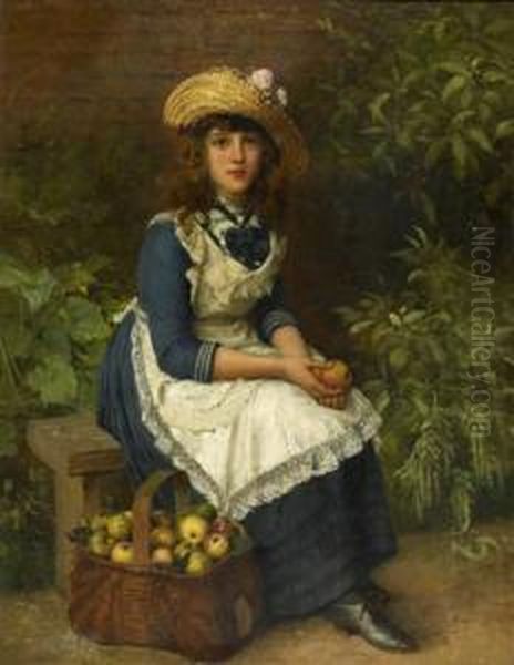 The Apple Harvest Oil Painting by William Oliver