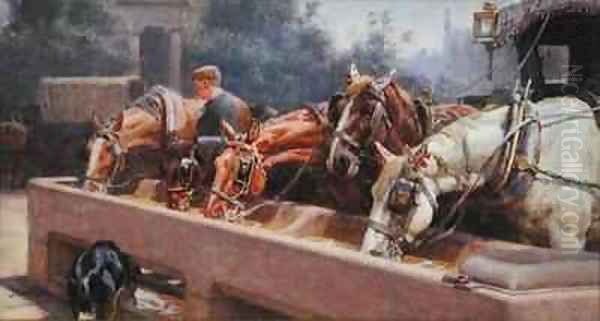 Pro Bono Publico Oil Painting by John Charles Dollman