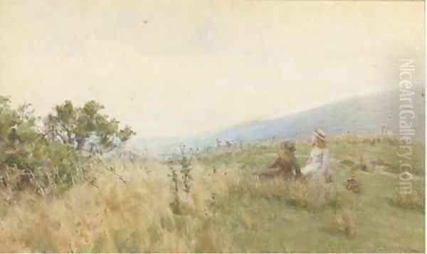 The bird watchers Oil Painting by John Charles Dollman