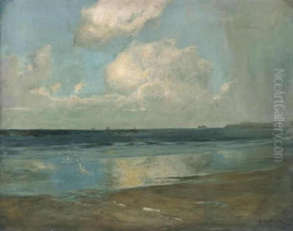 The Calm Sea Oil Painting by Julius Olsson