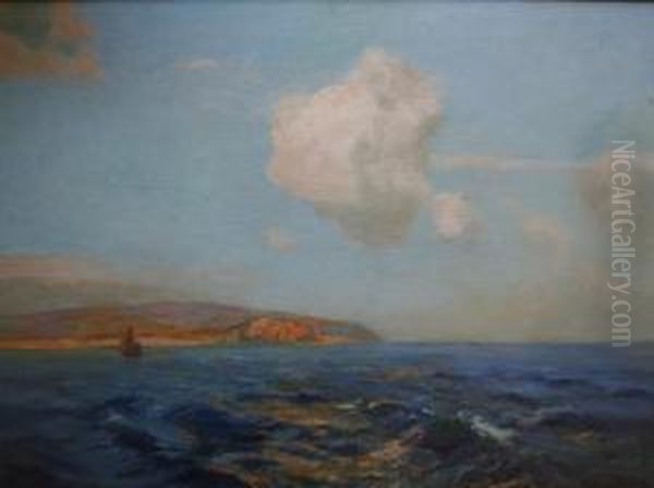 Olsson Oil Painting by Julius Olsson