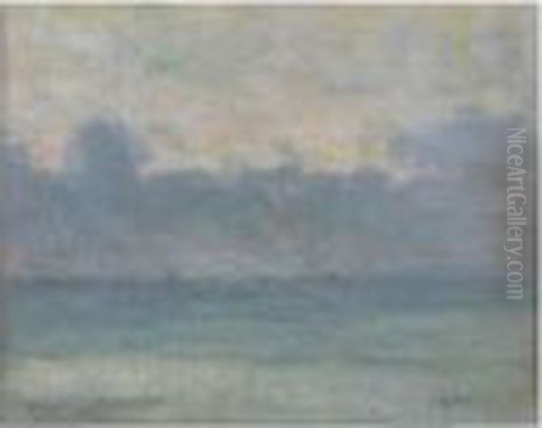 Seascape Oil Painting by Julius Olsson