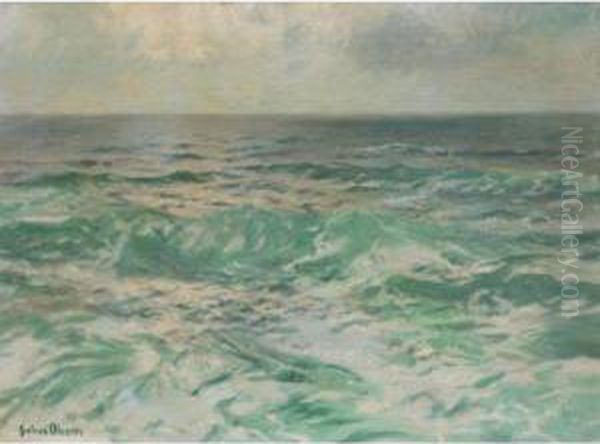 Seascape Oil Painting by Julius Olsson