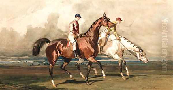 The Morning Gallop Oil Painting by Alfred Dedreux