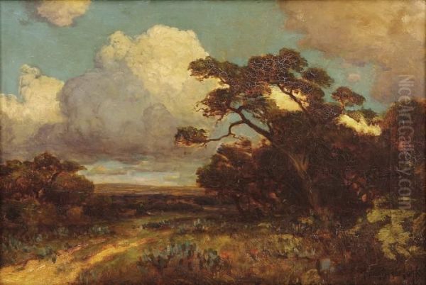 Through The Hills In Sw Texas Oil Painting by Julian Onderdonk