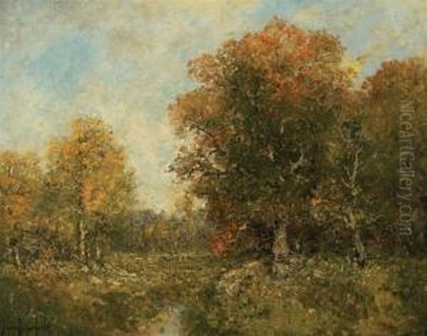 Autumn Landscape Oil Painting by Julian Onderdonk